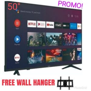 Infinity 50" Smart BLUETOOTH UHD 4K TV - 2024 - FRAMELESS SCREEN