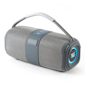 T&G TG-668 Super Bass Outdoor Music Wireless Speaker Portable Boombox with Handle for Home Use & Gift Rechargeable Player(GREY)