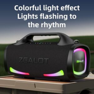 Zealot Extra Super Bass Bluetooth Speaker With 24000mAh Battery S79 - Black