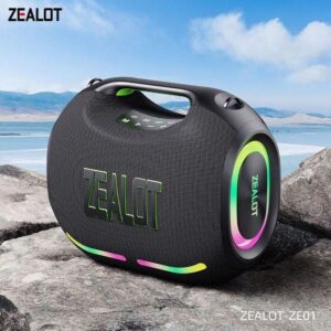 Zealot 120W Super Bass Bluetooth Speaker With 36000mAh Battery ZE01