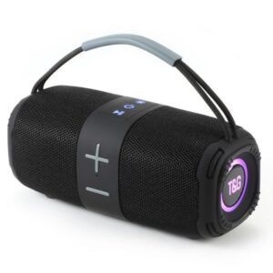 T&G TG-668 Super Bass Outdoor Music Wireless Speaker Portable Boombox with Handle for Home Use & Gift Rechargeable Player(BLACK)