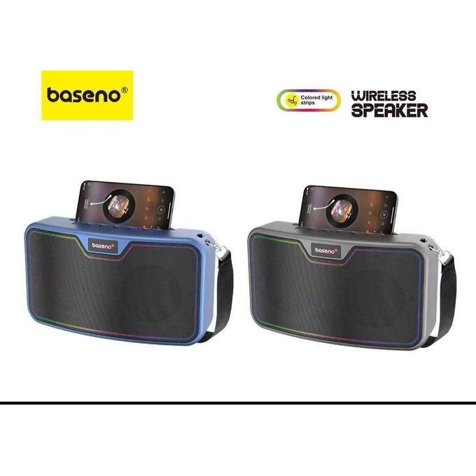 BASENO Bas-075 portable 60w powerful super bass wireless Bluetooth speaker with FM Radio
