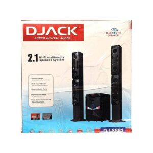 Djack Dj8661 Solid Powerful Bass 2.1 Super Digital Audio Bluetooth Home Theater System