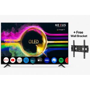 Nexus 55" Inches Qled Google TV NX-TV55 U4K665D(K) +TV bracket + 2 Year Warranty