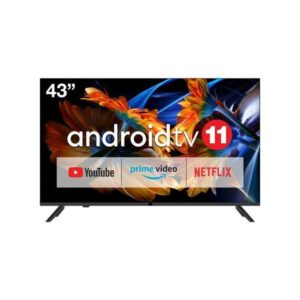 Alpha 43'' Inch Frameless Android Smart FHD LED TV - Black-One Year Warranty