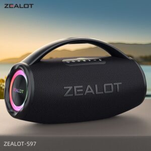 Zealot 80W Super Bass Bluetooth Speaker With 16000mAh Battery S97