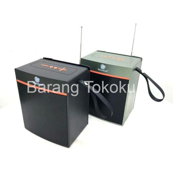 Boom Boom Boombest Speaker SUPER BASS LN-1036BT Speaker Bluetooth Wireless Speaker Holder-Black - Image 2
