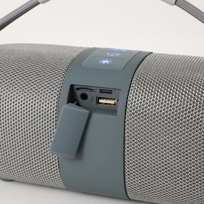 T&G TG-668 Super Bass Outdoor Music Wireless Speaker Portable Boombox with Handle for Home Use & Gift Rechargeable Player(GREY) - Image 2