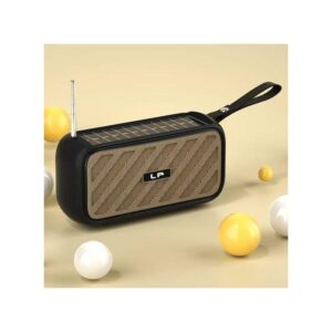 LP Super Bass Portable Solar Bluetooth Wireless Speaker With Touch, Fm Etc (Sunlight & Electricity)