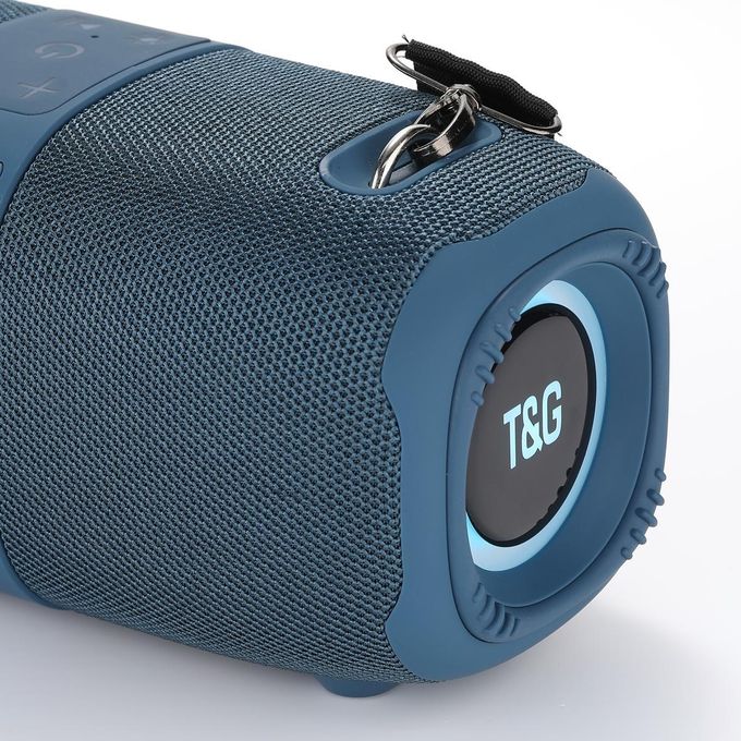 T&G TG-669 LED Super Boombox 3 Speaker 30W Bass Wireless Portable Outdoor BT Speakers Waterproof Boombox3 Speaker for Home Partybox IPX5 30W with RGB Light (BLUE) - Image 2