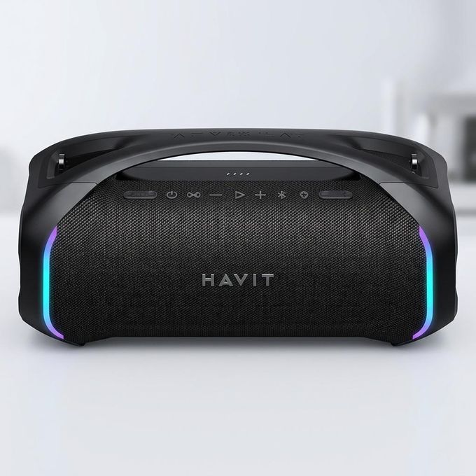 Bass Havit Bluetooth Speaker Party Blast wireless subwoofer Big speaker for home outdoor partyblast mic microphone compatible Super BASS 200W - Image 2