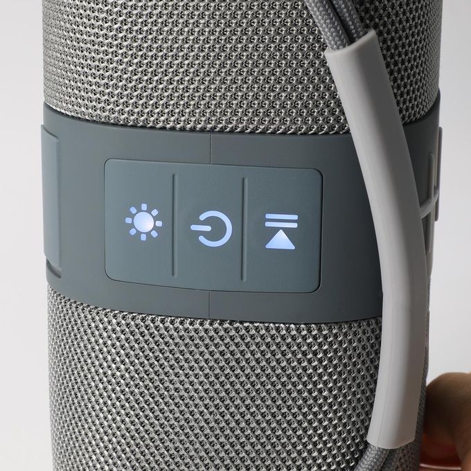 T&G TG-668 Super Bass Outdoor Music Wireless Speaker Portable Boombox with Handle for Home Use & Gift Rechargeable Player(GREY) - Image 3