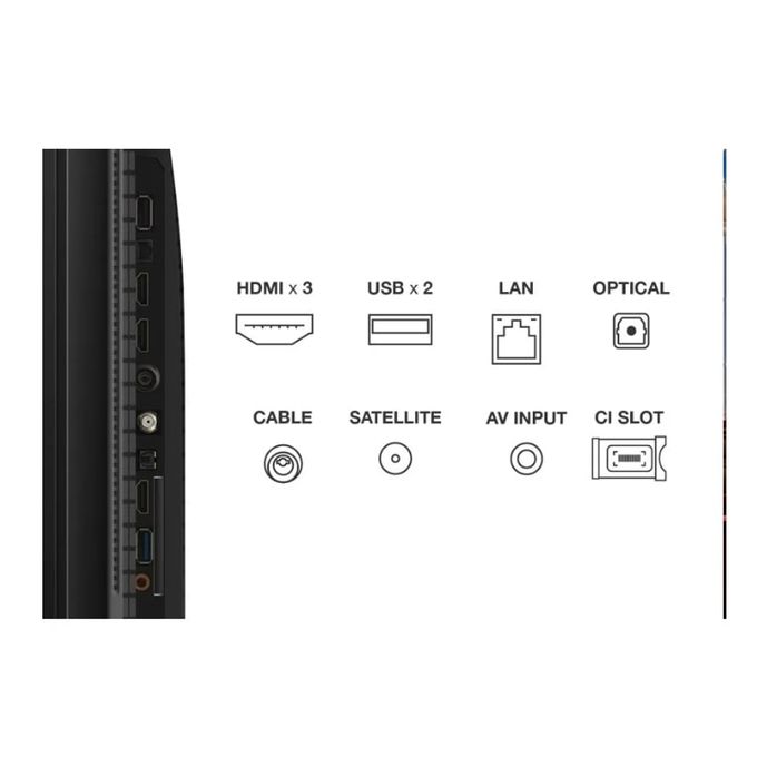 TCL 65" Inches QLED Google Smart TV - Black + 1 Year Warranty 65P7K - Image 4