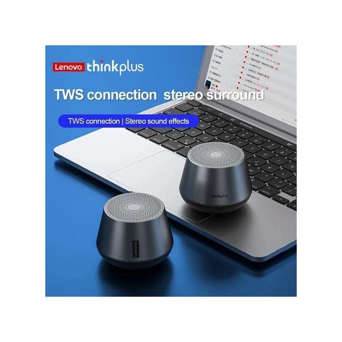 Bass LENOVO Portable Wireless Bluetooth Speaker Music playerMini Mp3 Player Small jh Speakers with microphone super bass compatible with laptops Computers bass (LENV) - Image 3