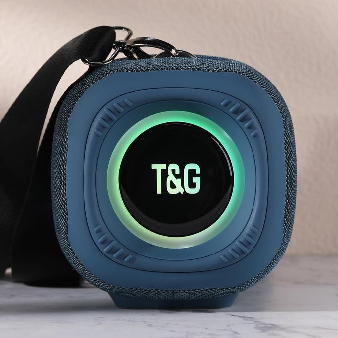 T&G TG-669 LED Super Boombox 3 Speaker 30W Bass Wireless Portable Outdoor BT Speakers Waterproof Boombox3 Speaker for Home Partybox IPX5 30W with RGB Light (BLUE) - Image 5