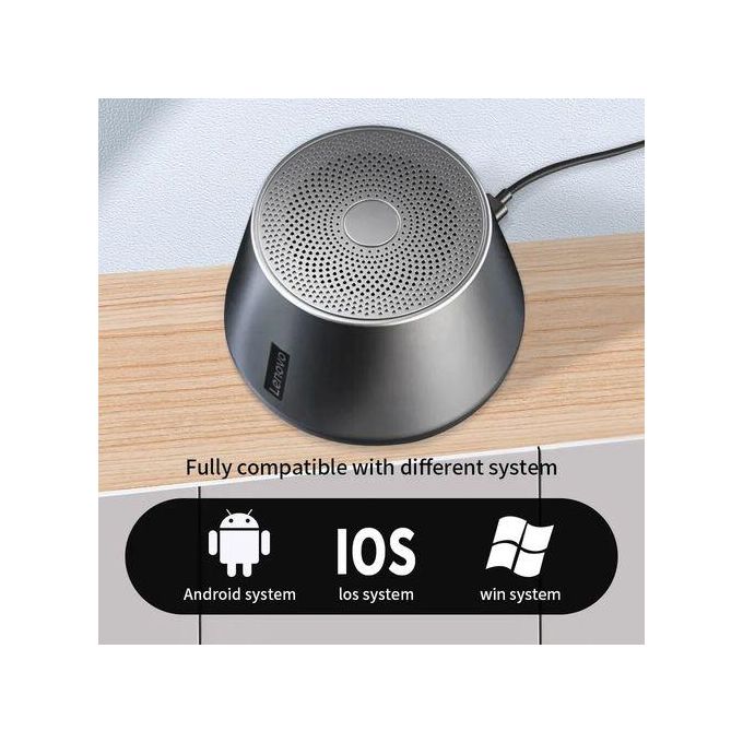 Bass LENOVO Portable Wireless Bluetooth Speaker Music playerMini Mp3 Player Small jh Speakers with microphone super bass compatible with laptops Computers bass (LENV) - Image 4