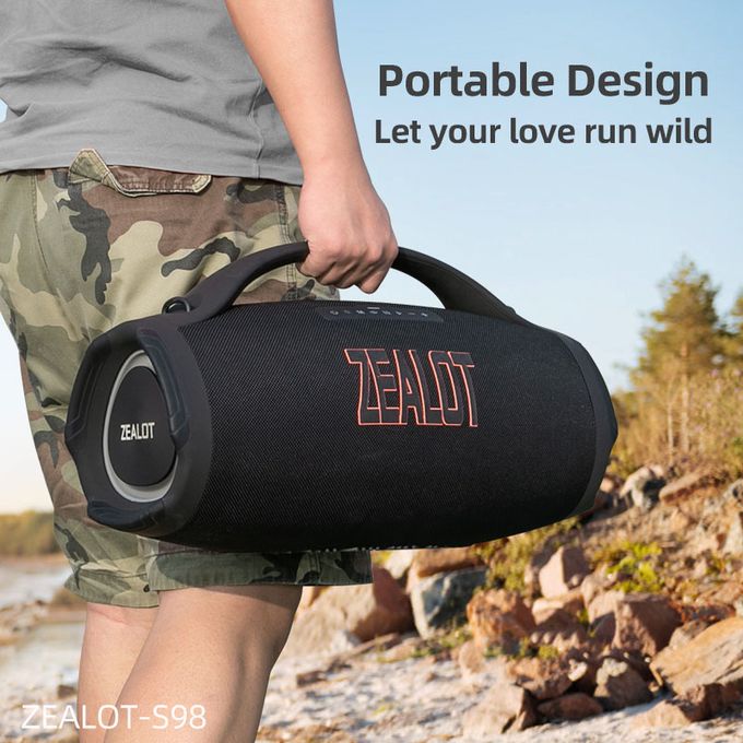 Zealot 160W Super Bass Bluetooth Speaker With 36000mAh Battery S98 - Image 4
