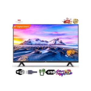 Mi+ (MiJ) 32'' Inches Smart Digital Satellite Frameless HD LED TV- Black